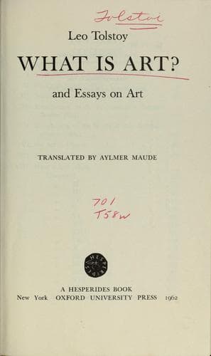 What Is Art?