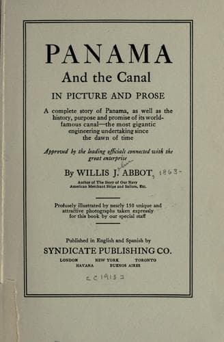 Panama and the Canal in Picture and Prose