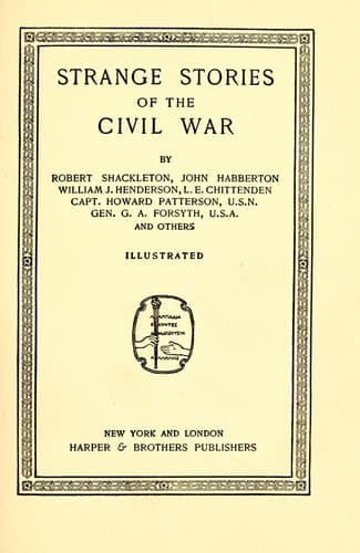 Strange stories of the Civil War
