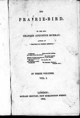 The Prairie-Bird