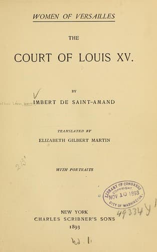 The court of Louis XV