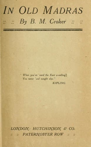 In Old Madras