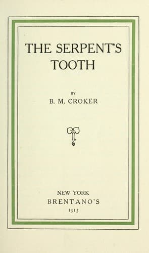 The Serpent's Tooth