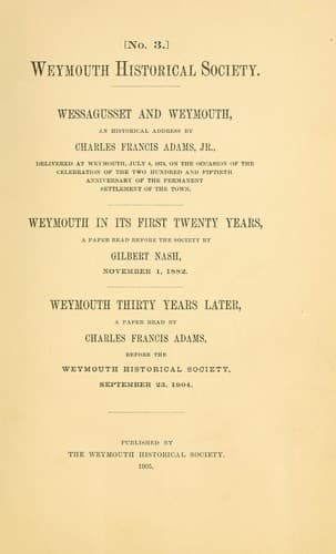 Wessagusset and Weymouth