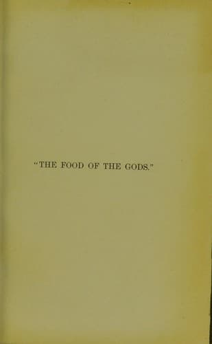 The Food of the Gods: A Popular Account of Cocoa
