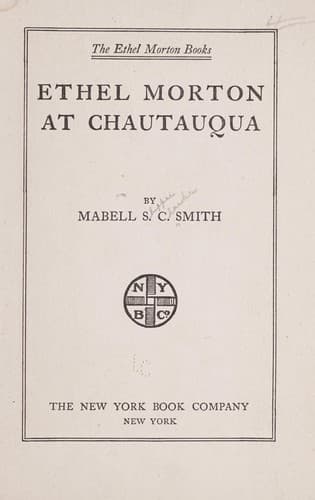Ethel Morton at Chautauqua