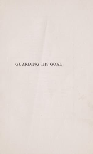 Guarding His Goal