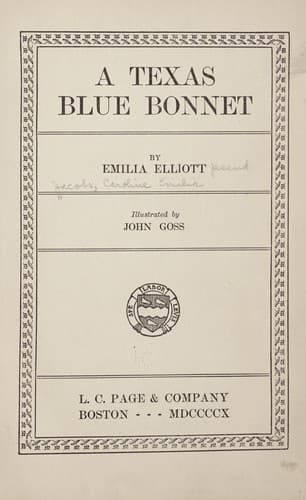 A Texas Blue Bonnet