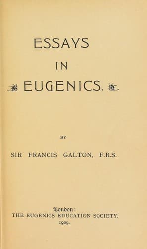 Essays in eugenics