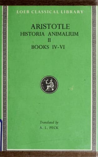 Aristotle's History of Animals: In Ten Books