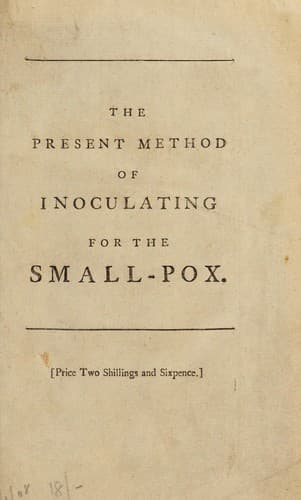 The Present Method of Inoculating for the Small-Pox: To which are added, some experiments, instituted with a view to discover the effects of a similar treatment in the natural small-pox