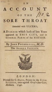 An Account of the Sore Throat Attended With Ulcers: A Disease Which Hath of Late Years Appeared in This City, and in Several Parts of the Nation