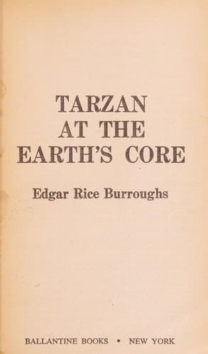 Tarzan at the Earth's core