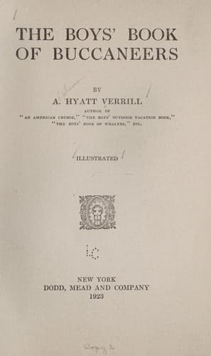 The boys' book of buccaneers