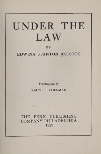 Under the Law
