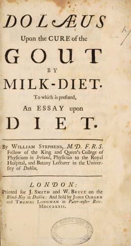 Dolæus upon the cure of the gout by milk-diet: To which is prefixed, an essay upon diet