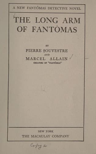 The long arm of Fantômas