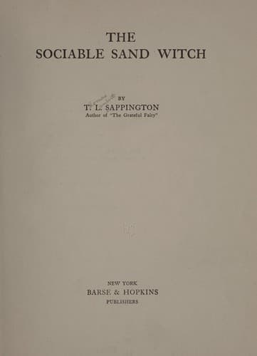 The sociable Sand Witch