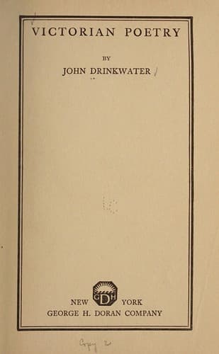Victorian Poetry
