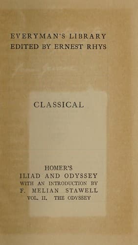 The Odyssey of Homer
