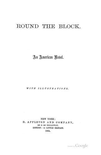 Round the Block: An American Novel