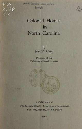Colonial Homes in North Carolina