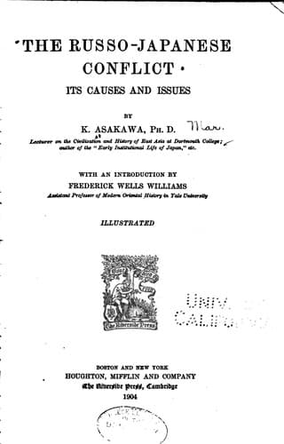 The Russo-Japanese Conflict: Its Causes and Issues