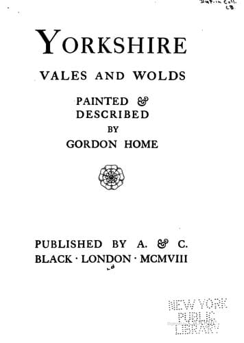 Yorkshire Vales and Wolds