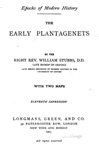 The early Plantagenets