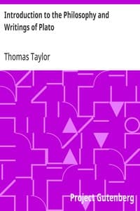 Introduction to the Philosophy and Writings of Plato
