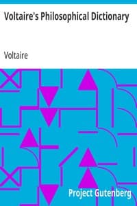 Voltaire's Philosophical Dictionary