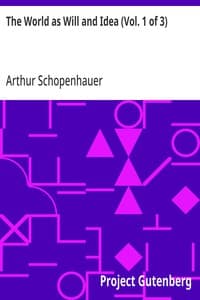 The World as Will and Idea (Vol. 1 of 3)