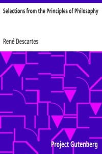 Selections from the Principles of Philosophy
