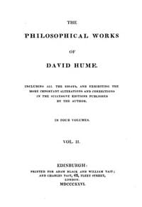 Philosophical Works, v. 2 (of 4): Including All the Essays, and Exhibiting the More Important Alterations and Corrections in the Successive Editions Published by the Author