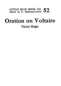 Oration on Voltaire
