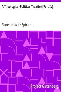 A Theological-Political Treatise [Part IV]