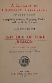 The Critique of Pure Reason