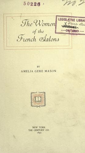 The Women of the French Salons
