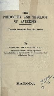 The Philosophy and Theology of Averroes