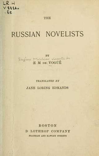 The Russian novelists