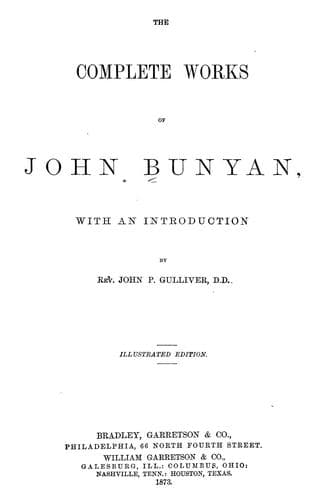 Works of John Bunyan — Complete