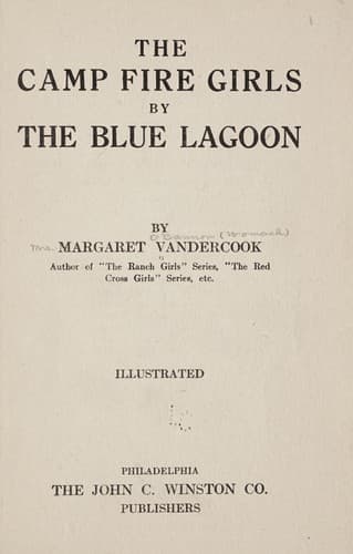 The Camp Fire Girls by the Blue Lagoon