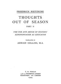 Thoughts Out of Season, Part II