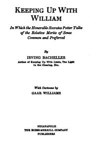 Keeping Up with William: In which the Honorable Socrates Potter Talks of the Relative Merits of Sense Common and Preferred