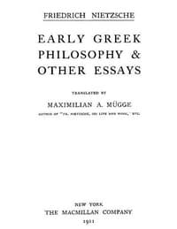 Early Greek Philosophy & Other Essays: Collected Works, Volume Two