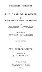The Case of Wagner: Complete Works, Volume 8