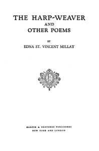 The harp-weaver, and other poems